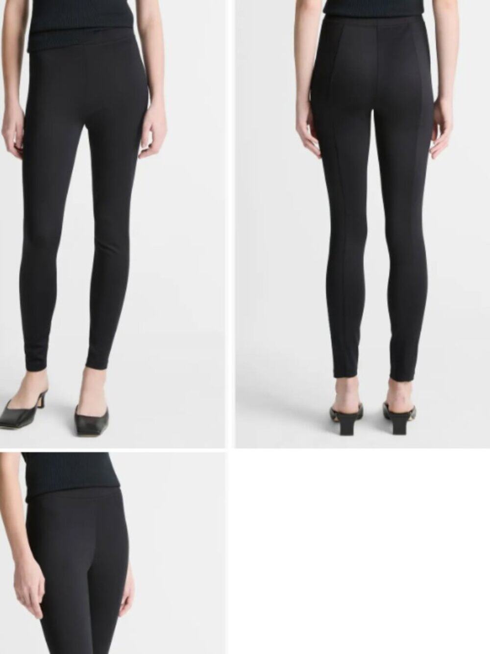Vince Black High Waist Leggings Size M